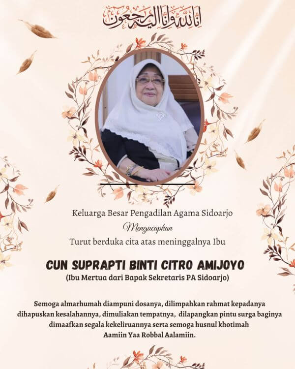 CUN SUPRAPTI BINTI CITRO AMIJOYO