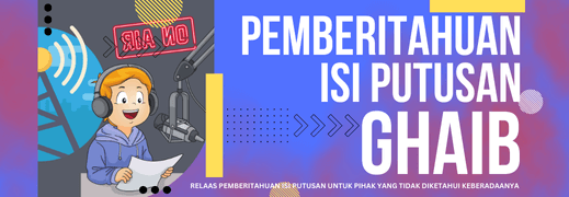 Pemberitahuan Putusan